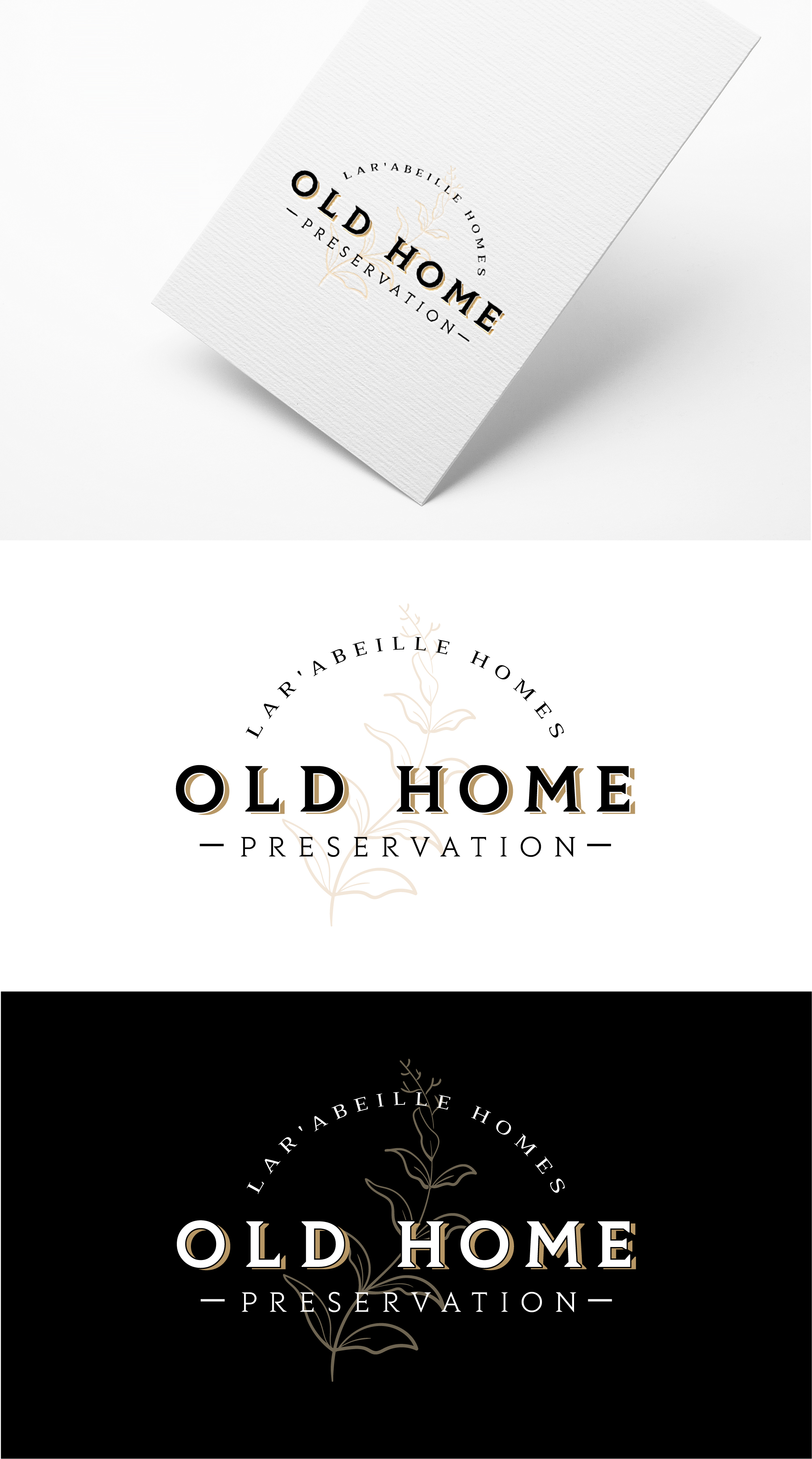 Diseño de Logo por Idea Master Plus para Lar'Abeille Homes | Diseño #28677079