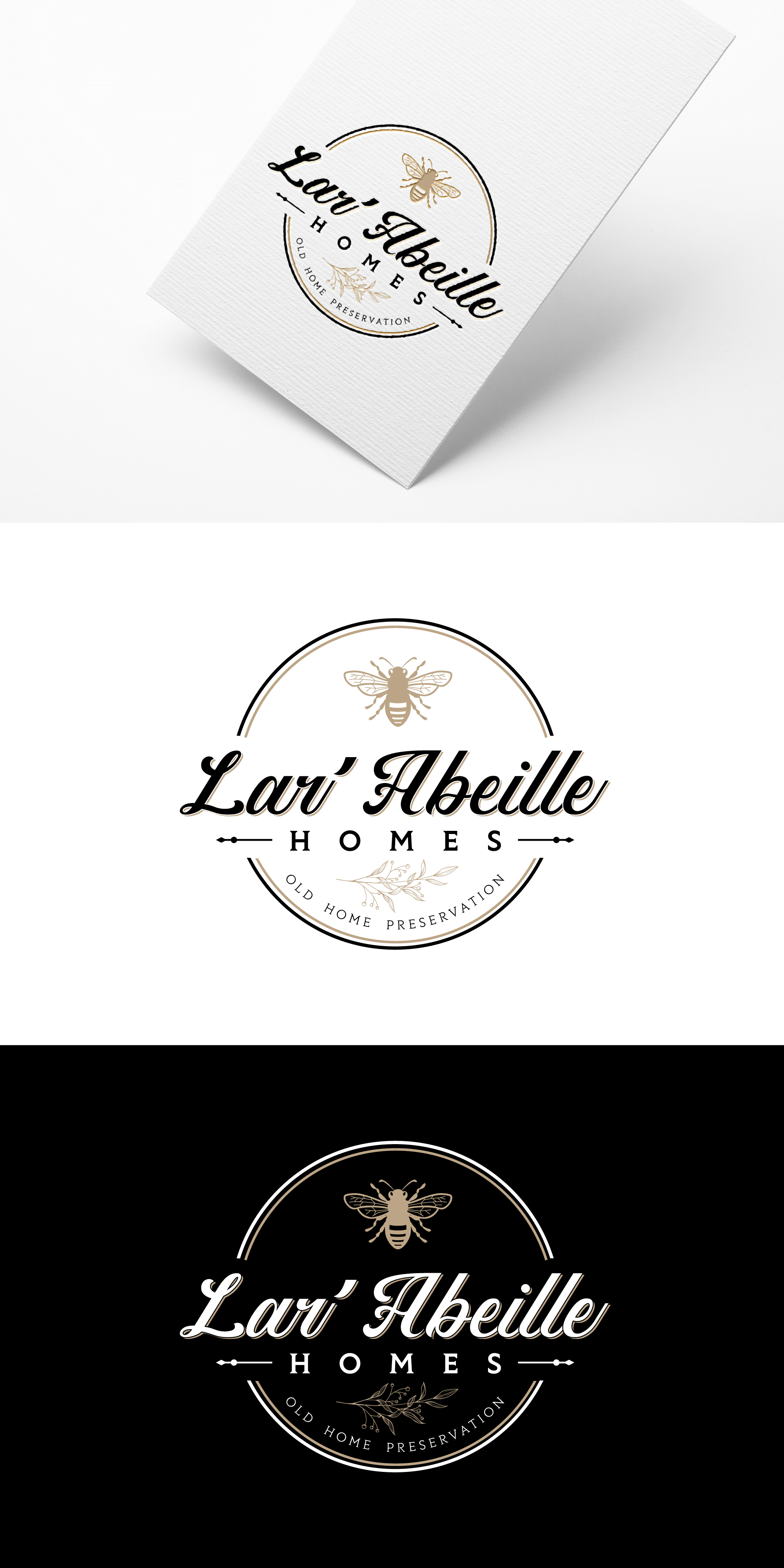 Design de Logo par Idea Master Plus pour Lar'Abeille Homes | Design #28683849