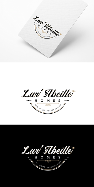 Logo Design by Idea Master Plus for Lar'Abeille Homes | Design: #28686293