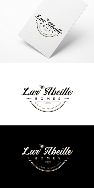 Logo Design by Idea Master Plus for Lar'Abeille Homes | Design: #28697099