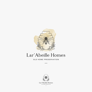 Logo Design by Peroni for Lar'Abeille Homes | Design: #28938139