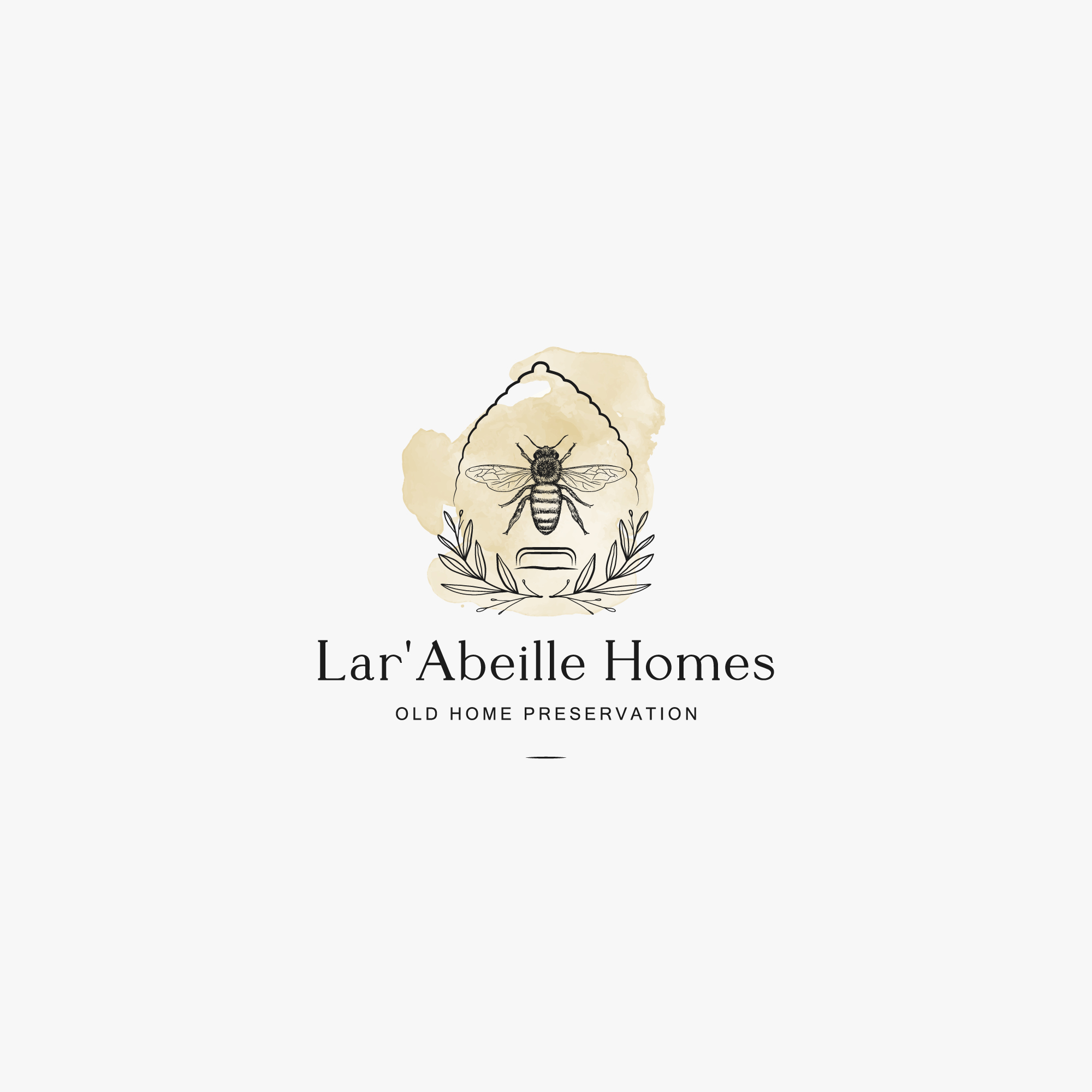 Logo-Design von Peroni für Lar'Abeille Homes | Design #28947255