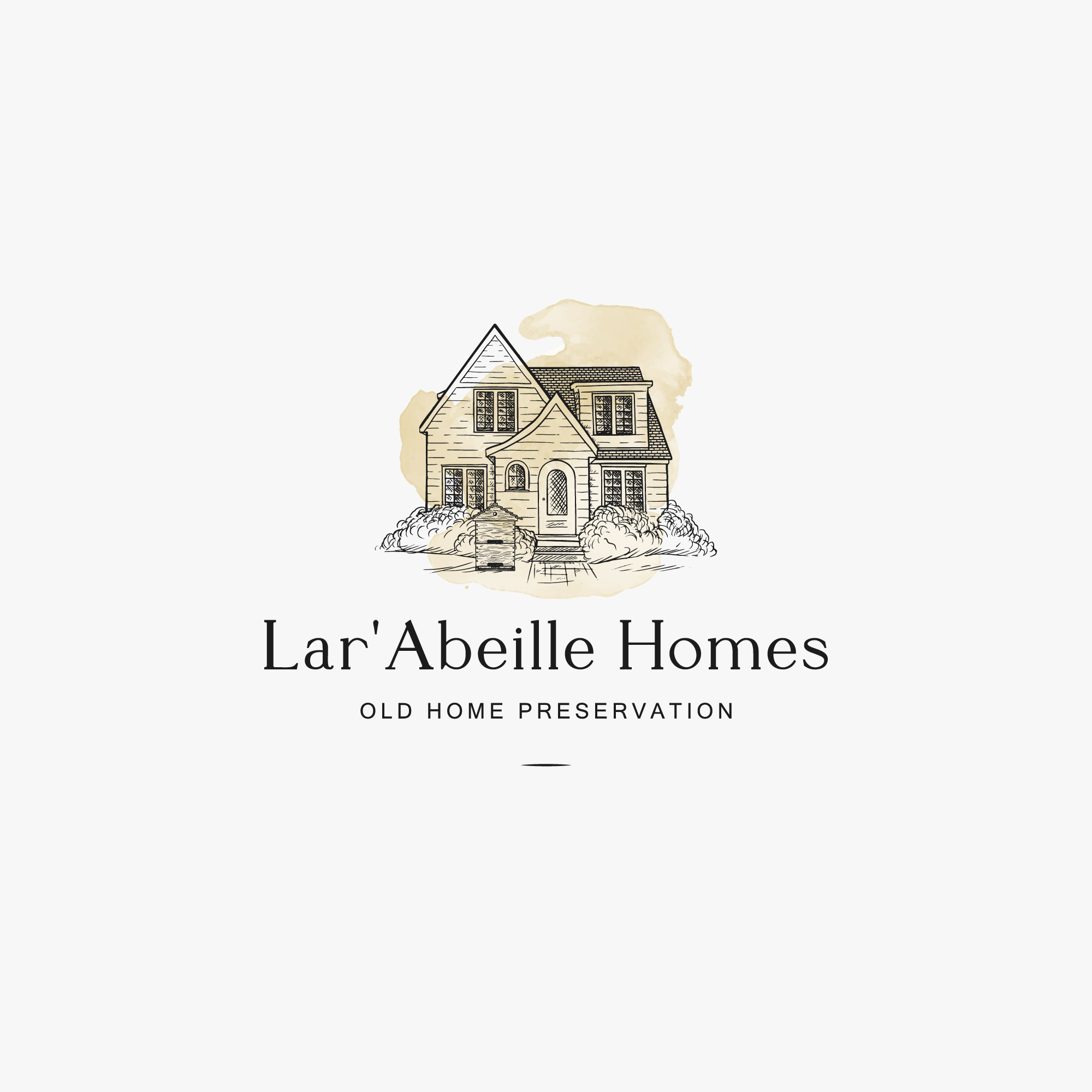 Logo Design by Peroni for Lar'Abeille Homes | Design #28947267