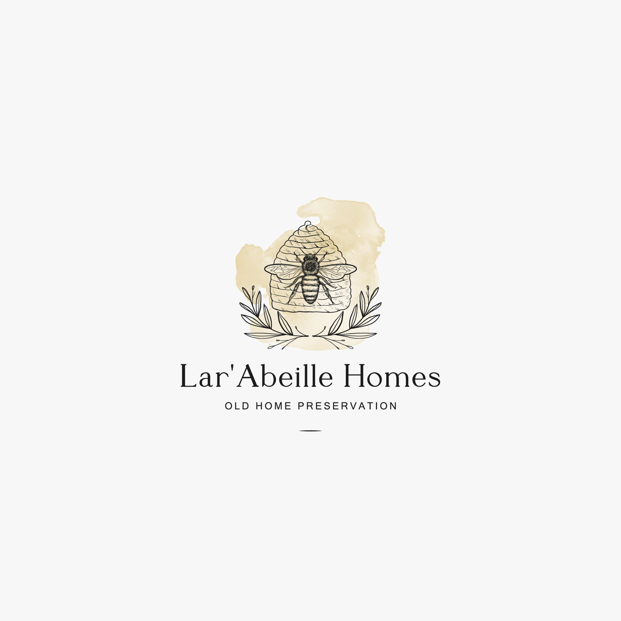Logo Design by Peroni for Lar'Abeille Homes | Design #28977667