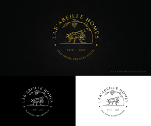 Logo Design by Logo Stock for Lar'Abeille Homes | Design: #28678151