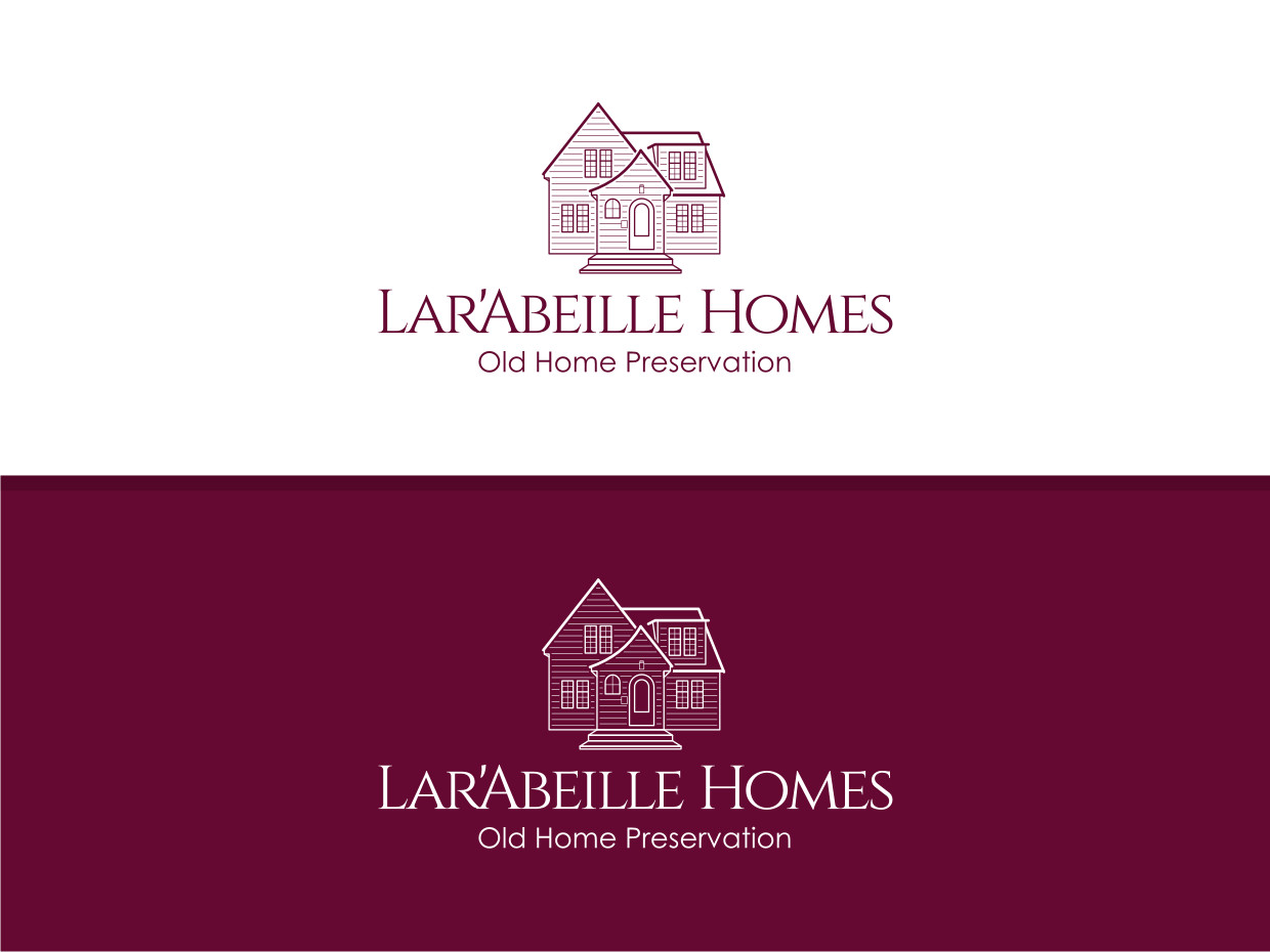 Logo Design by Atvento Graphics for Lar'Abeille Homes | Design #28697405