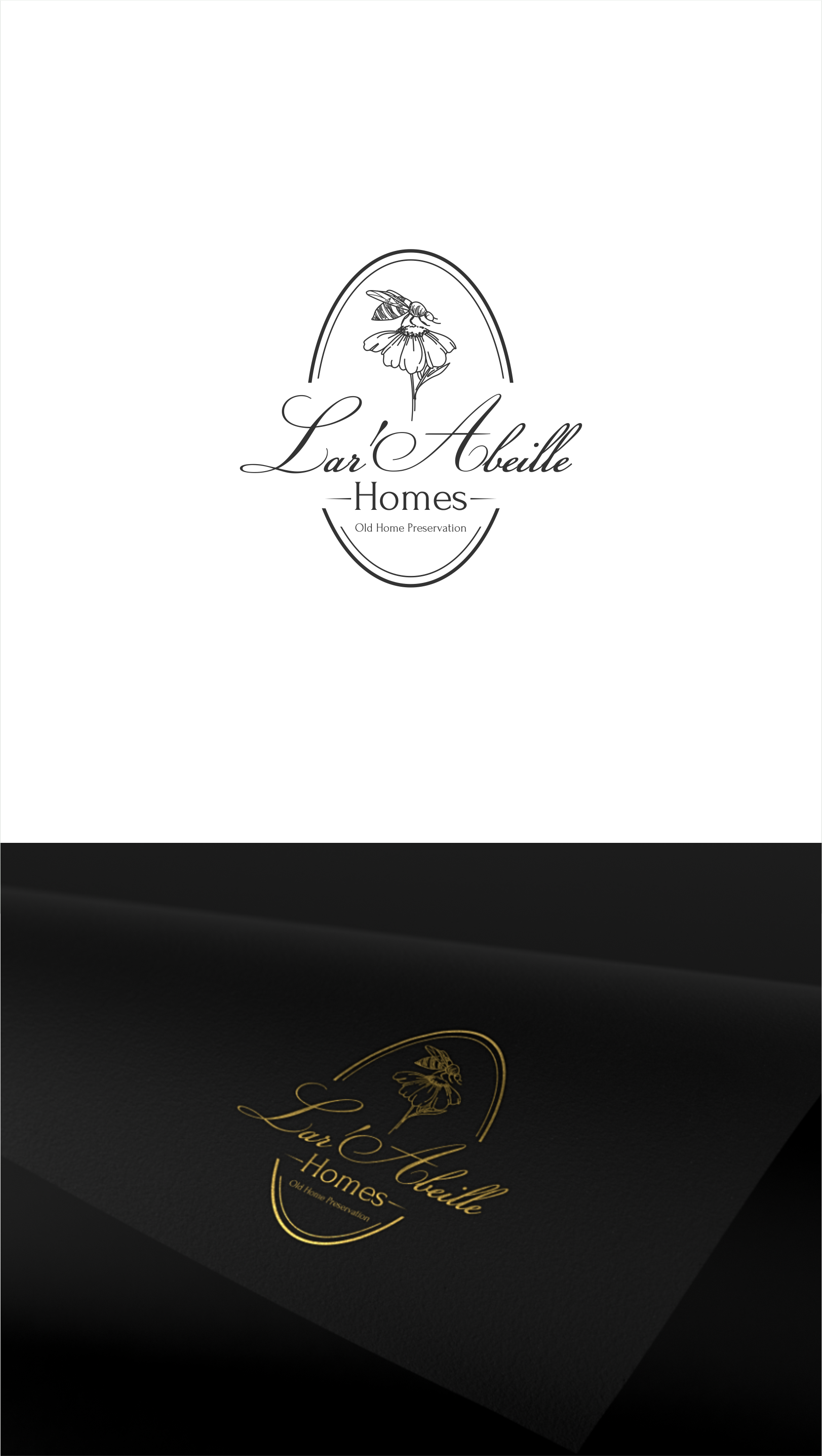 Logo Design by *mary for Lar'Abeille Homes | Design #28685486