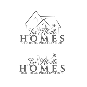 Logo Design by DSCMedian™ for Lar'Abeille Homes | Design: #28711856