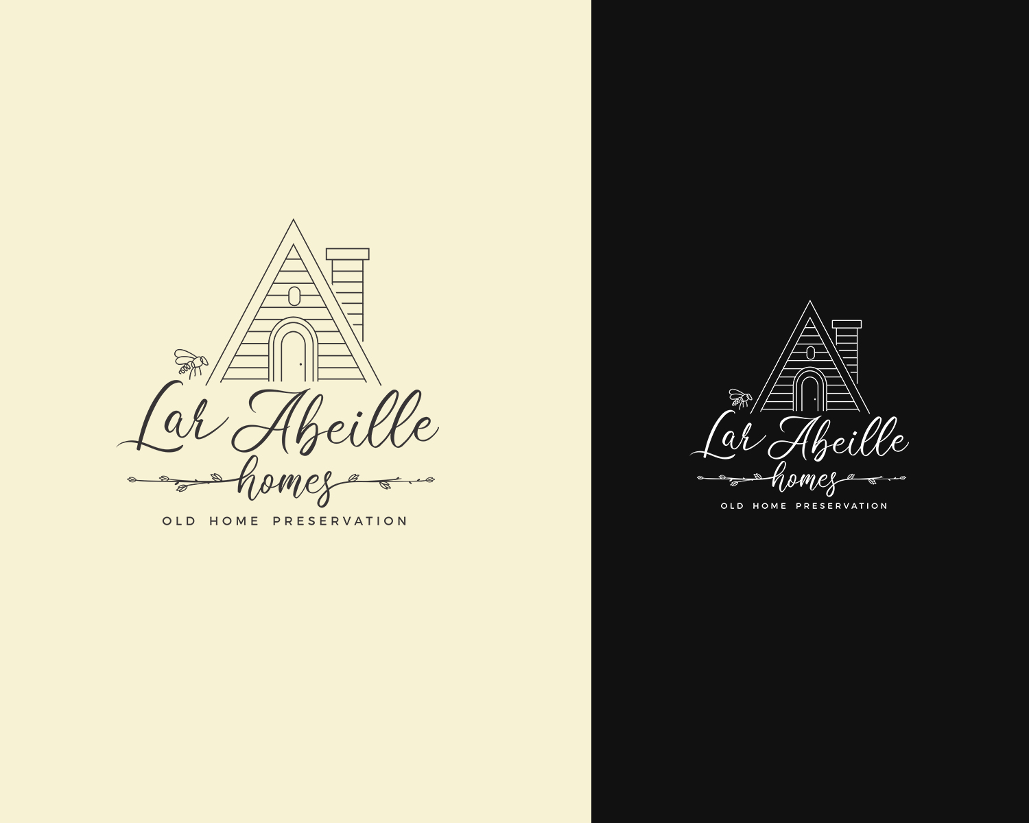 Logo Design by Djamdesign for Lar'Abeille Homes | Design #28684784