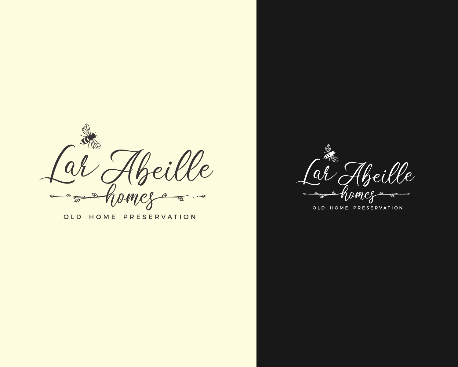 Logo Design by Djamdesign for Lar'Abeille Homes | Design #28696953