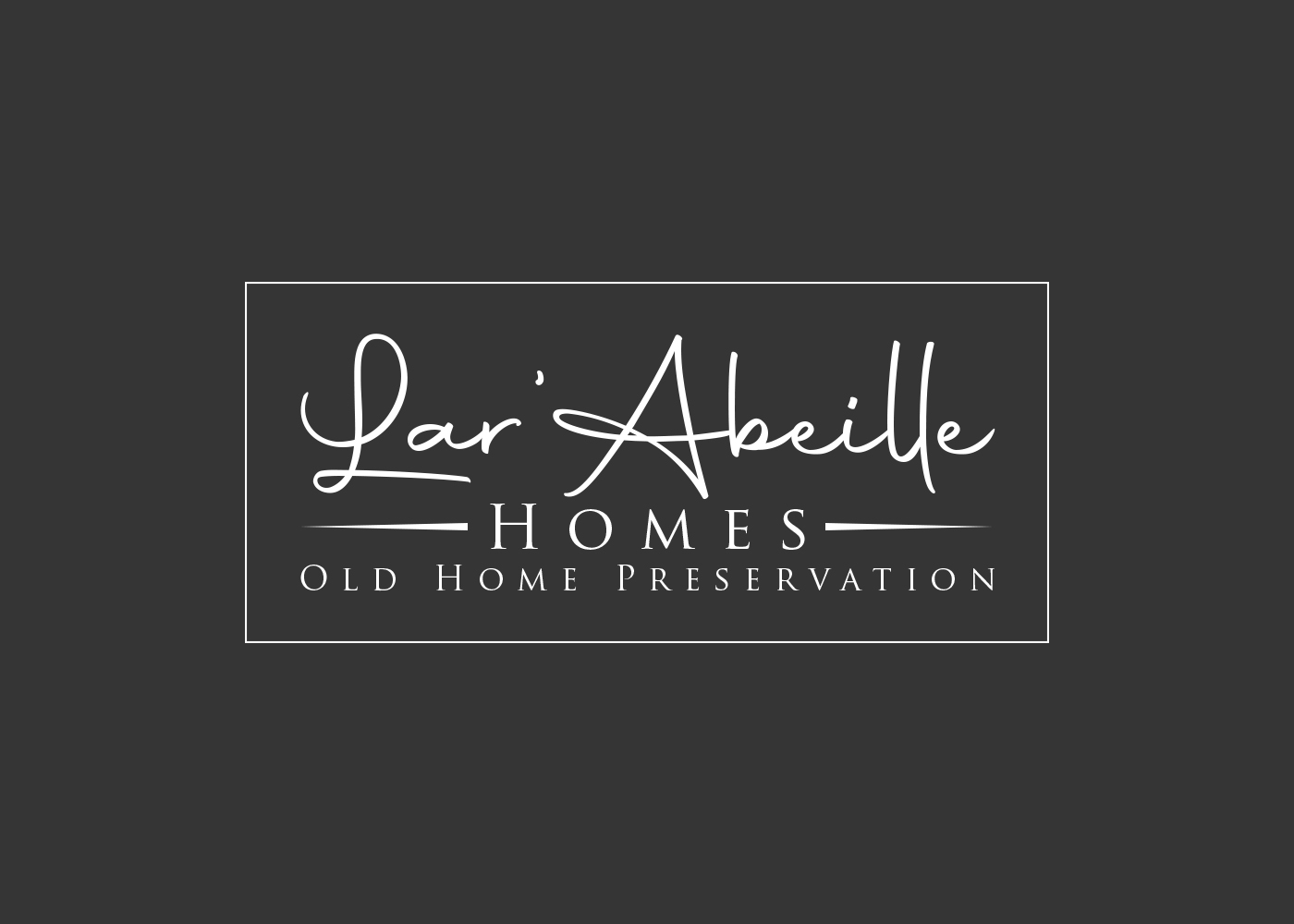 Logo Design by Soonia for Lar'Abeille Homes | Design #28676190