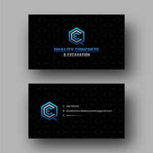 Visitenkarten-Design von Deep-Sign für Quality concrete & excavation | Design: #28675896