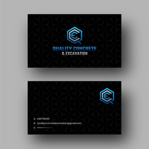 Visitenkarten-Design von Deep-Sign für Quality concrete & excavation | Design: #28675898