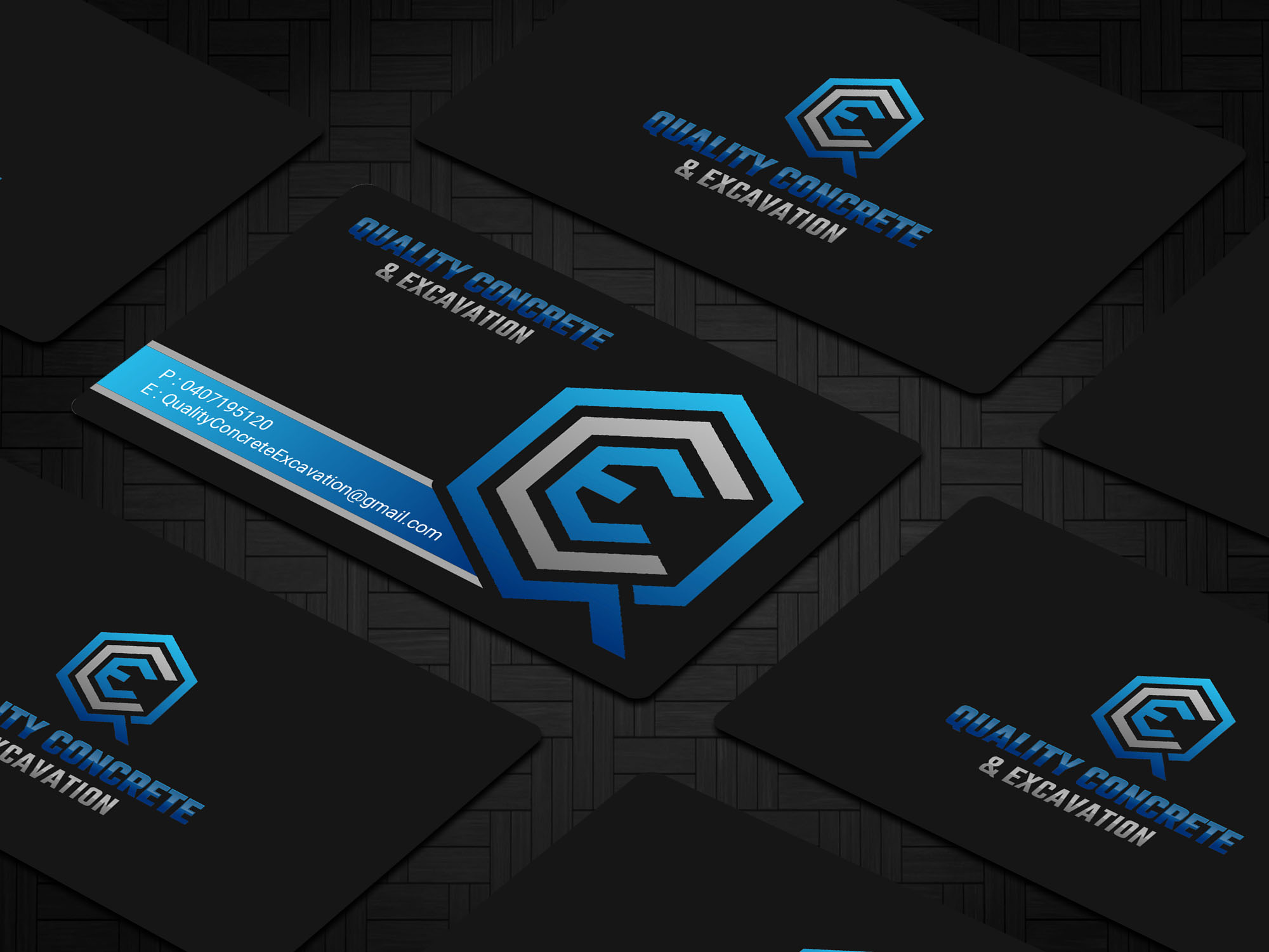 Business Card Design by RENEXIT for Quality concrete & excavation | Design #28676112