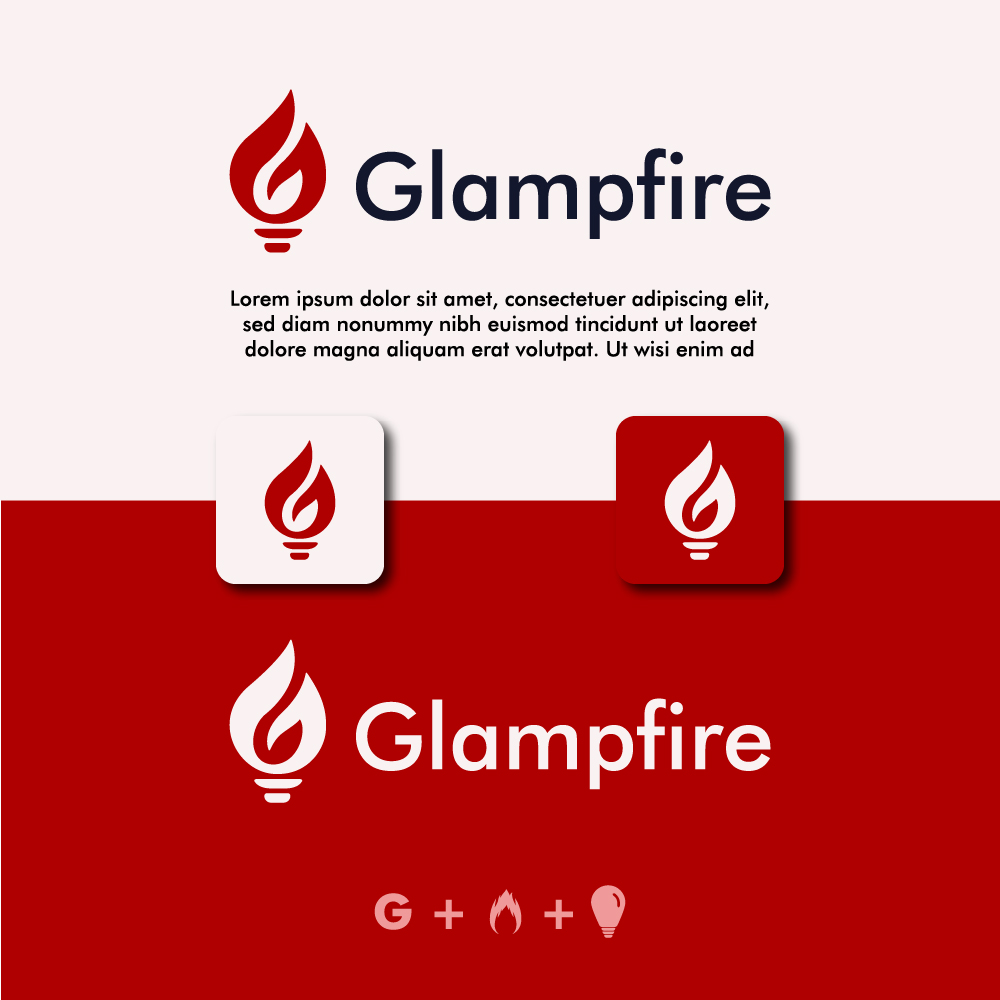 Logo Design by Choiresia.id for Glampfire | Design #28700228