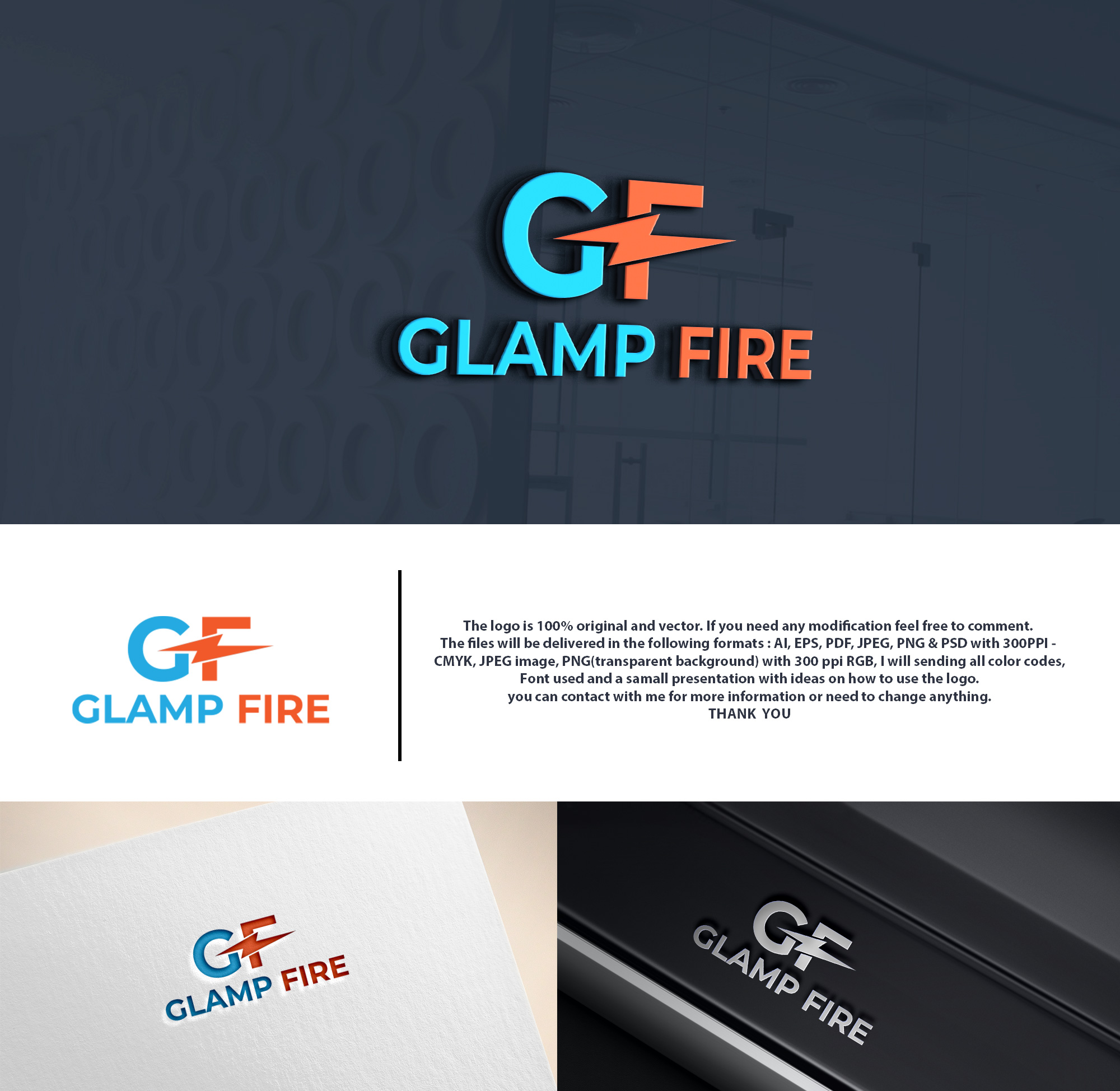 Logo Design by DesignHour for Glampfire | Design #28678359