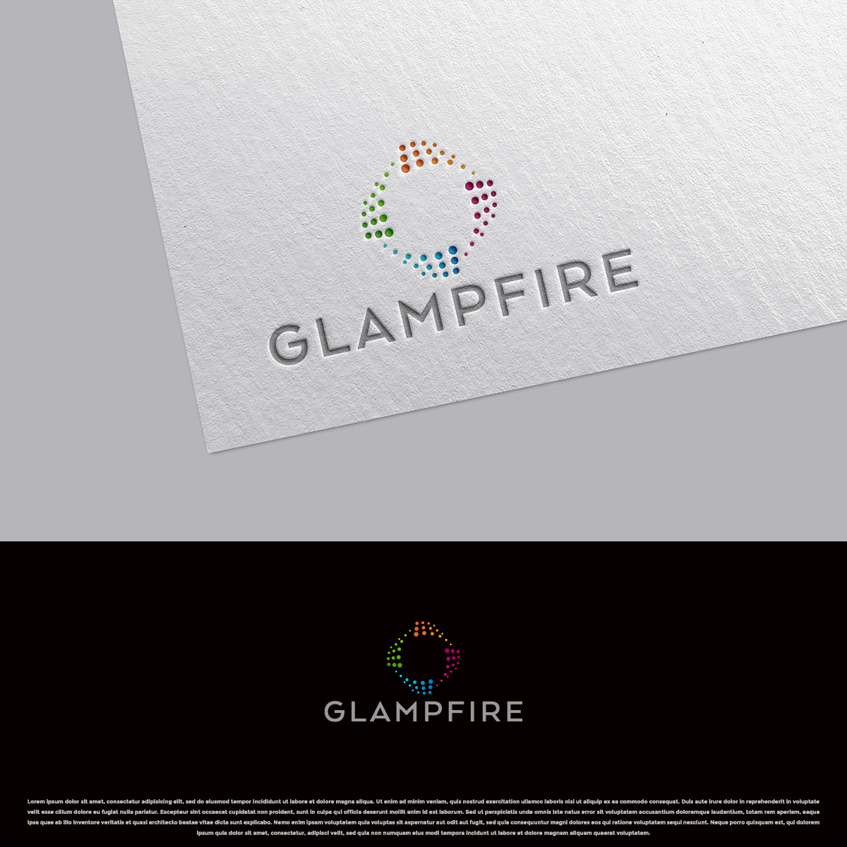 Logo Design by DesignDUO for Glampfire | Design #28704255
