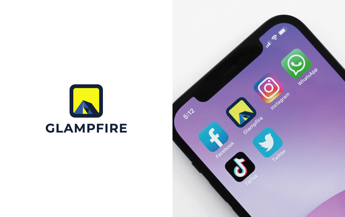Logo Design by Radu Borzea for Glampfire | Design #28677845