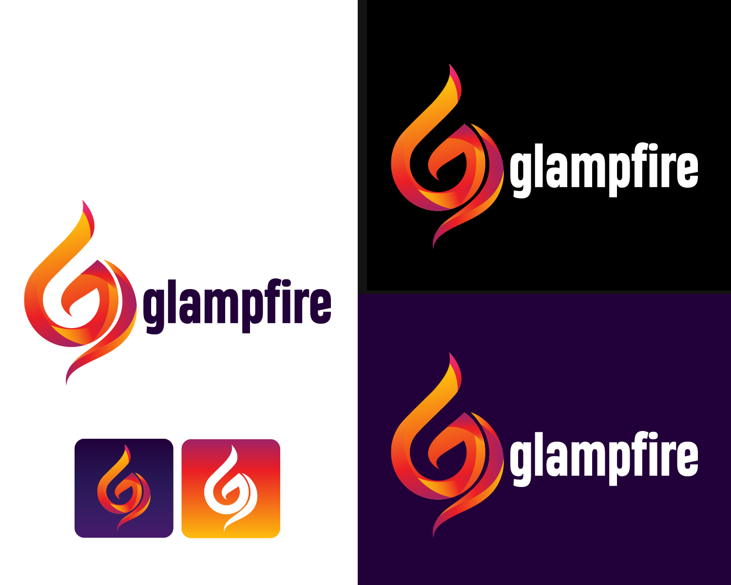 Logo Design by cosmicline for Glampfire | Design #28676862