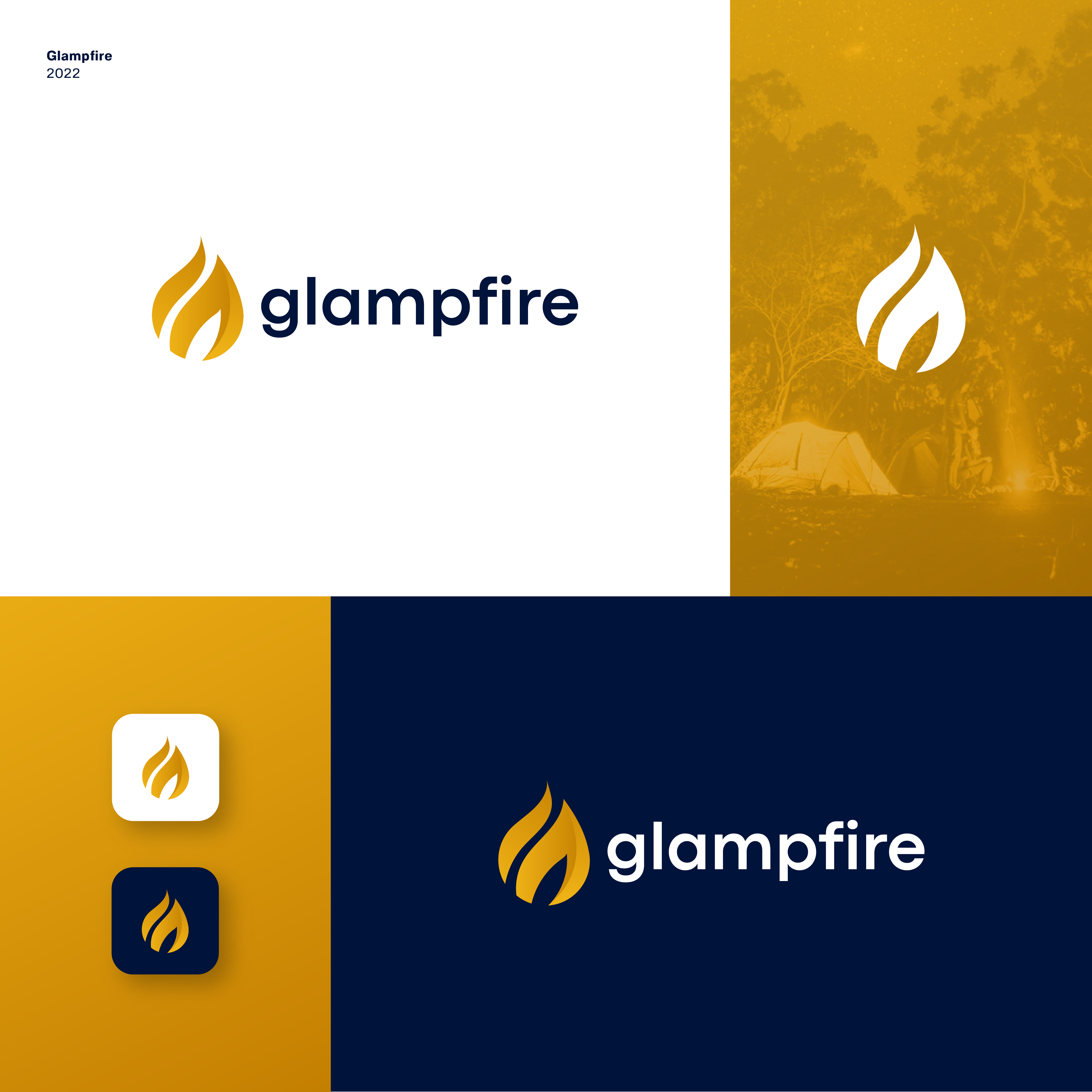 Diseño de Logo por JBalloon Design para Glampfire | Diseño #28695225