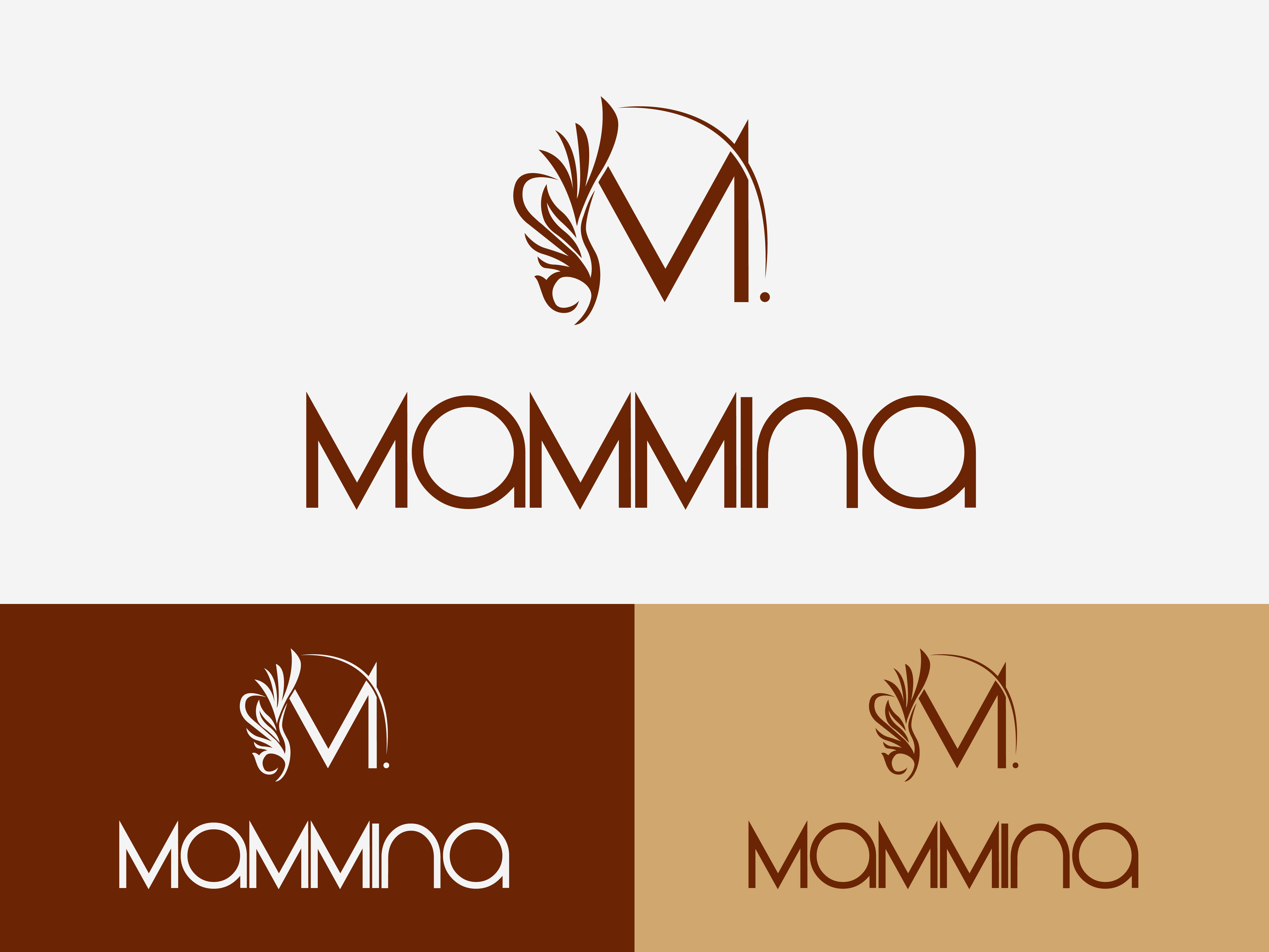 Logo Design by Hammad09 for mammina | Design #28682755