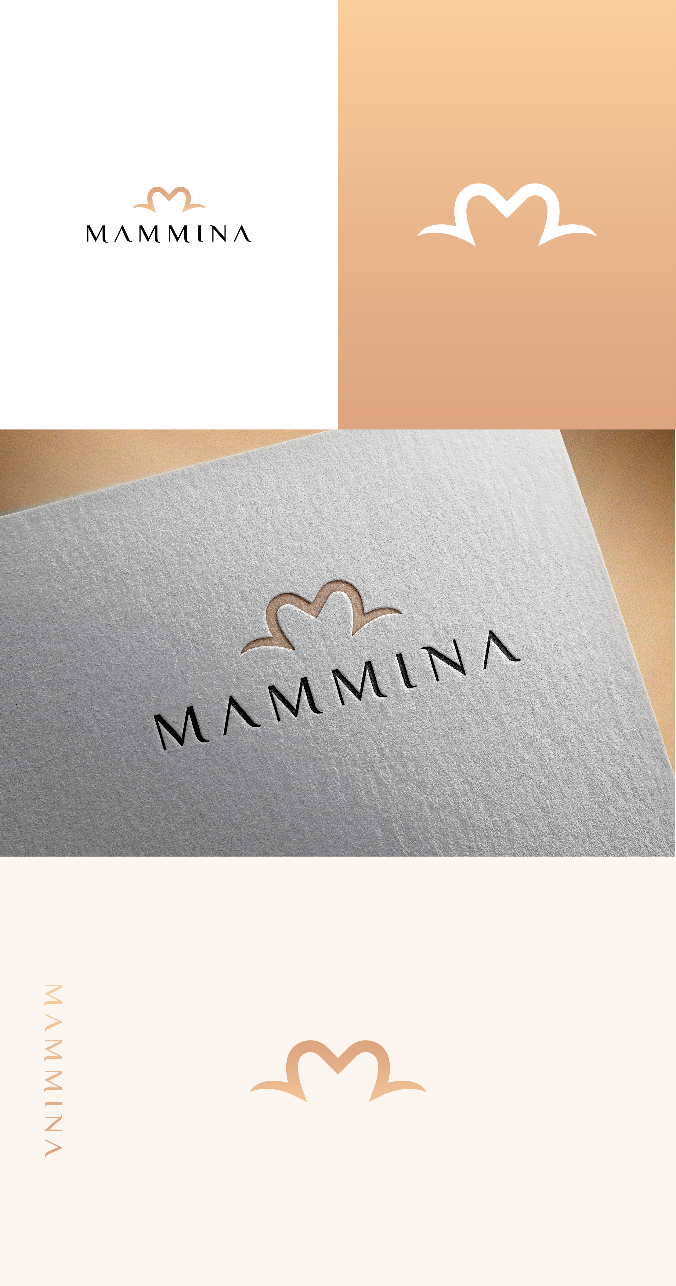 Logo Design by TAQ for mammina | Design #28766065