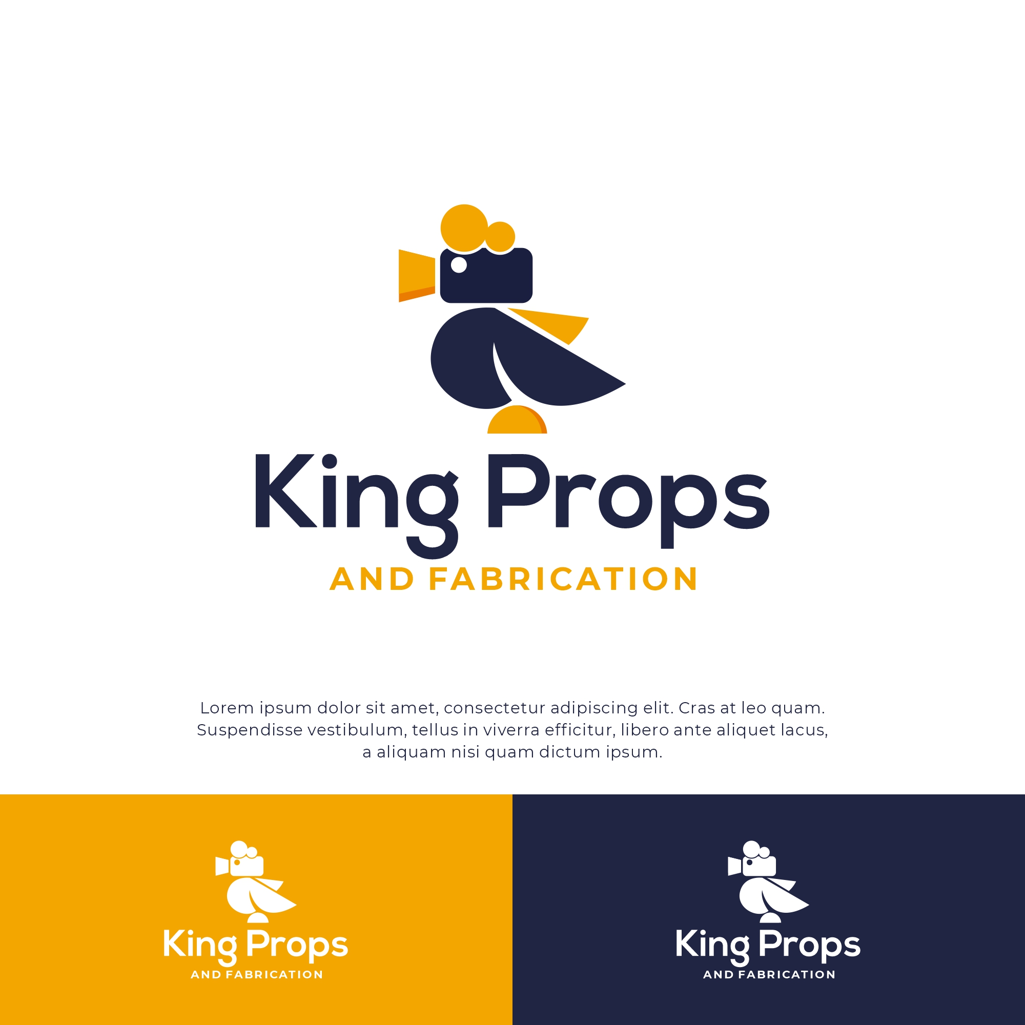 Diseño de Logo por alitjuara para King Props and Fabrication | Diseño #28704529