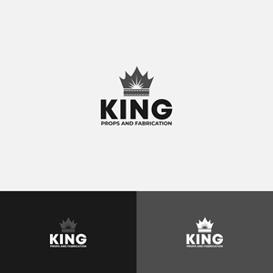 Logo Design by alitjuara for King Props and Fabrication | Design: #28707944