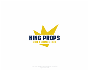 Logo Design by MBARO for King Props and Fabrication | Design: #28714744