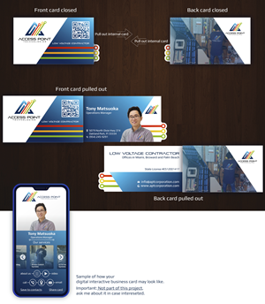 Business Card Design by Anthony for this project | Design: #28696400