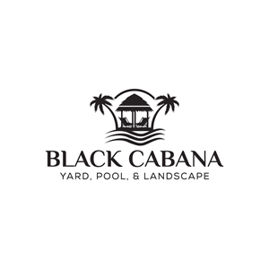 Black Cabana - Yard, Pool, & Landscape | Logo Design by LAXMI DESIGNHUB