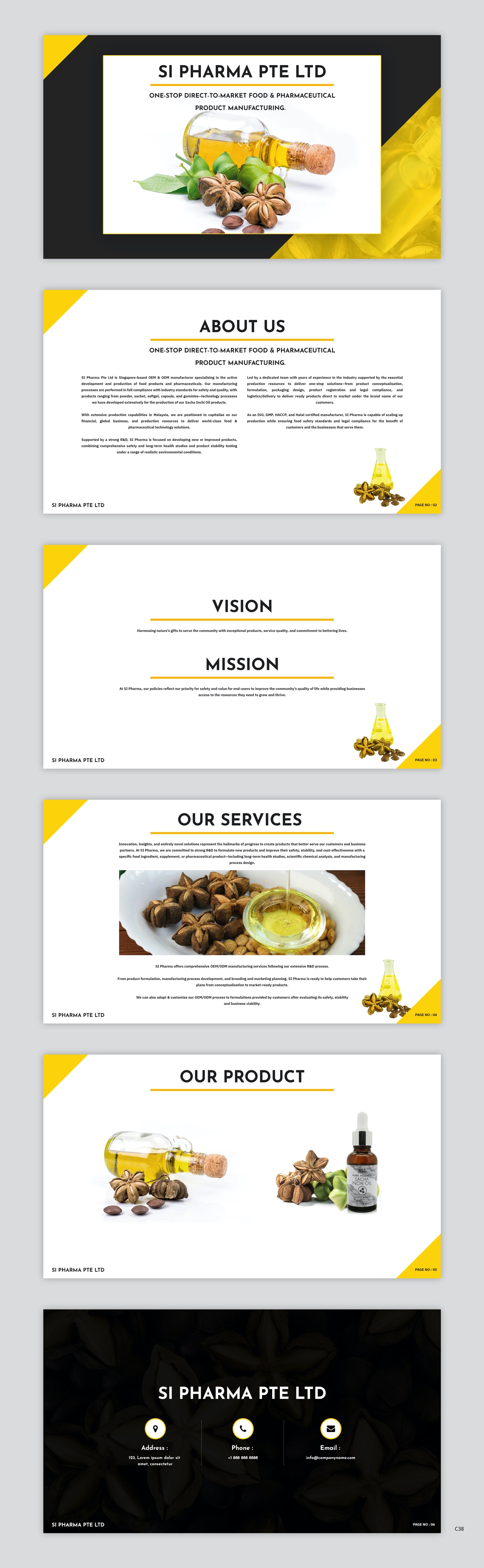 PowerPoint Design by pb for SI Pharma Pte Ltd  | Design #28694597