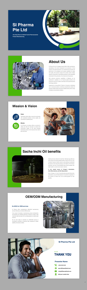 PowerPoint Design by pb for SI Pharma Pte Ltd  | Design: #28694600
