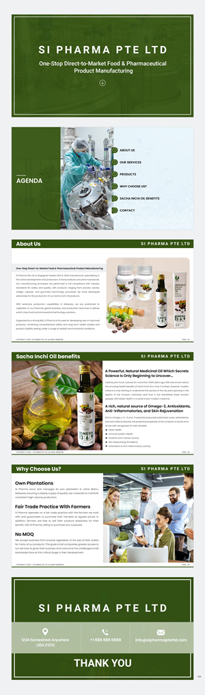 PowerPoint Design by pb for SI Pharma Pte Ltd  | Design: #28694602