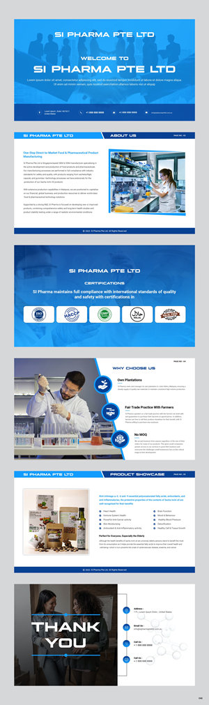 PowerPoint Design by pb for SI Pharma Pte Ltd  | Design: #28694603