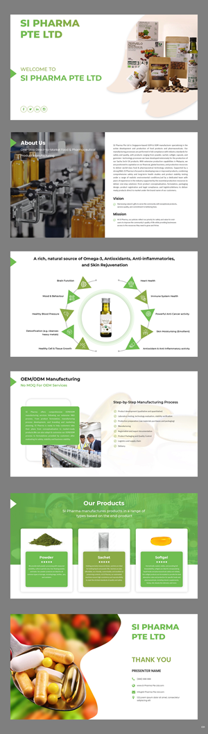PowerPoint Design by pb for SI Pharma Pte Ltd  | Design: #28694609