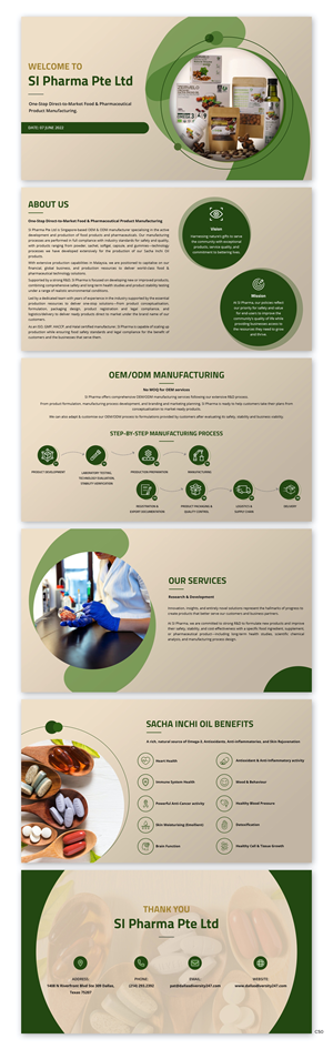 PowerPoint Design by pb for SI Pharma Pte Ltd  | Design: #28694610