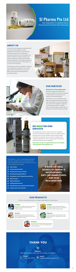 PowerPoint Design by pb for SI Pharma Pte Ltd  | Design: #28695529