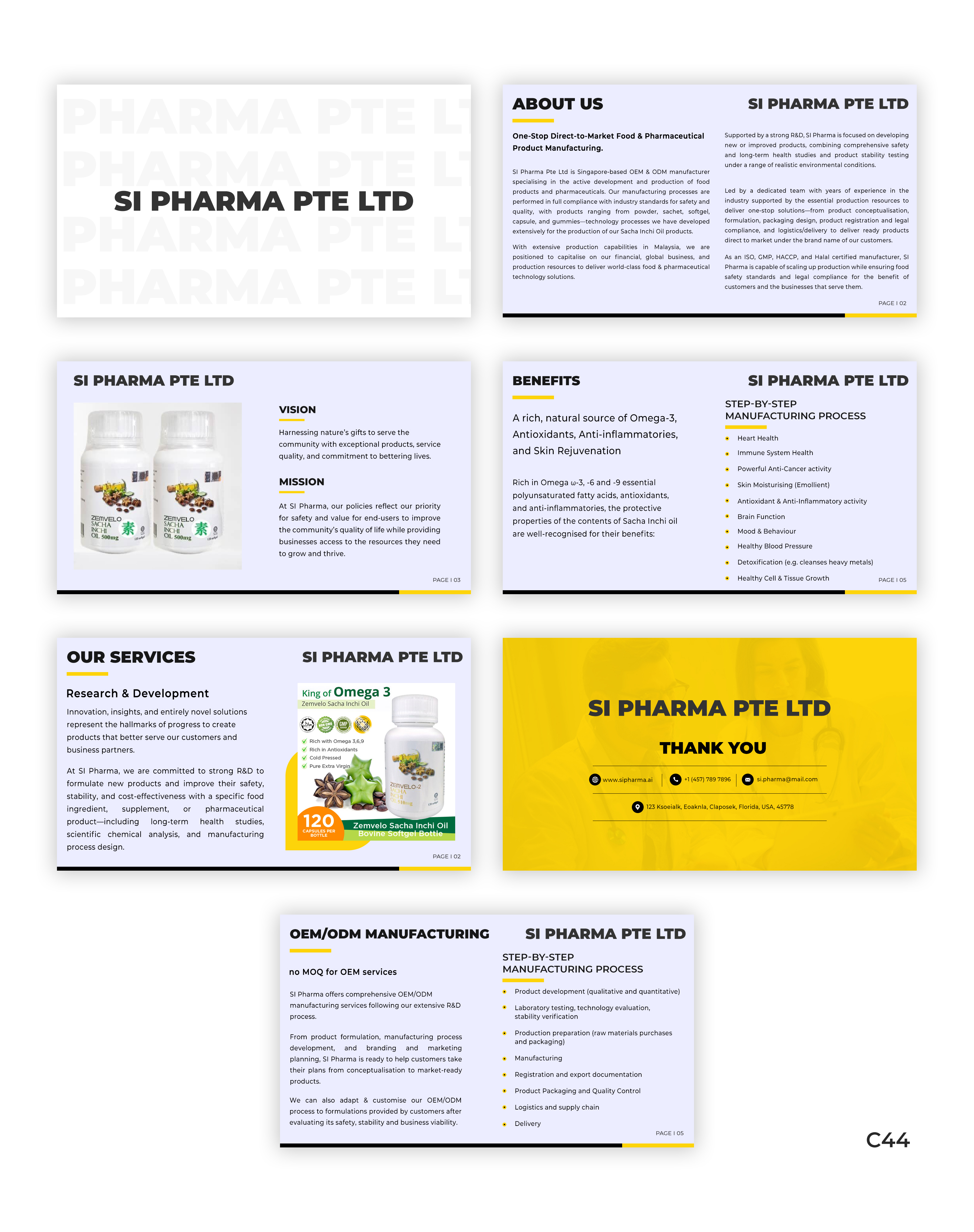PowerPoint Design by pb for SI Pharma Pte Ltd  | Design #28702932