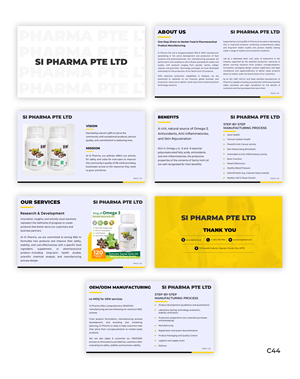 PowerPoint Design by pb for SI Pharma Pte Ltd  | Design: #28702932