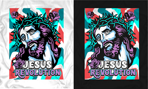 Jesus Revolution T-Shirt Design - 1970's Style | T-Shirt-Design von Yakuza20
