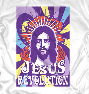 Jesus Revolution T-Shirt Design - 1970's Style | T-shirt Design by Yakuza20