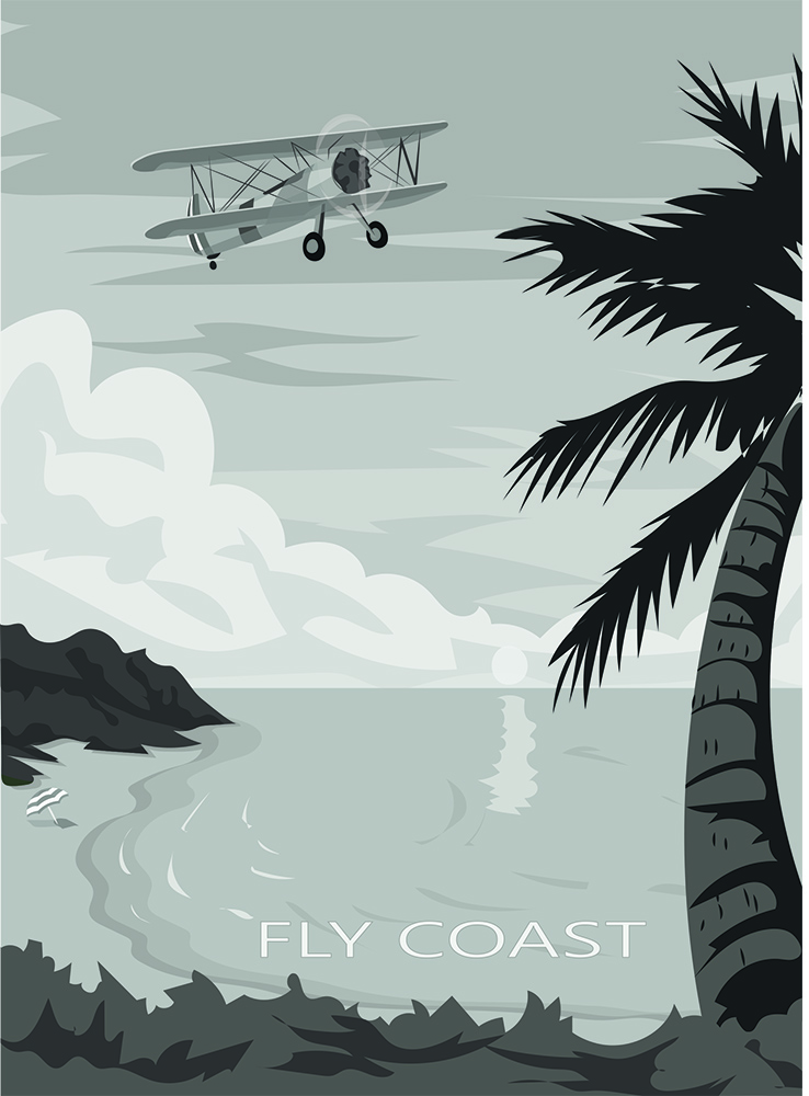 T-shirt Design by branding2biz for Fly Coast Apparel | Design #28750396