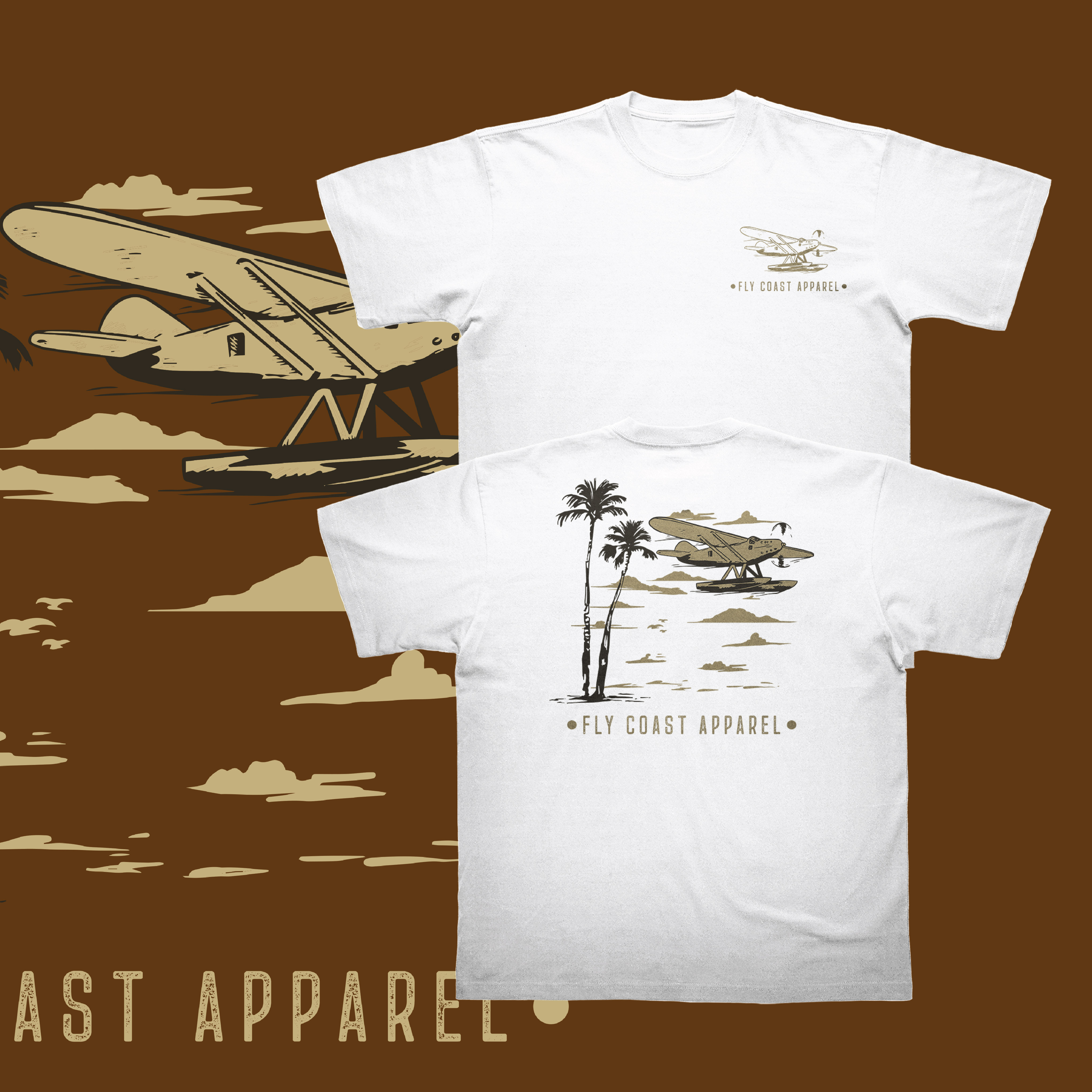 T-shirt Design by Rifqi 7 for Fly Coast Apparel | Design #28712669