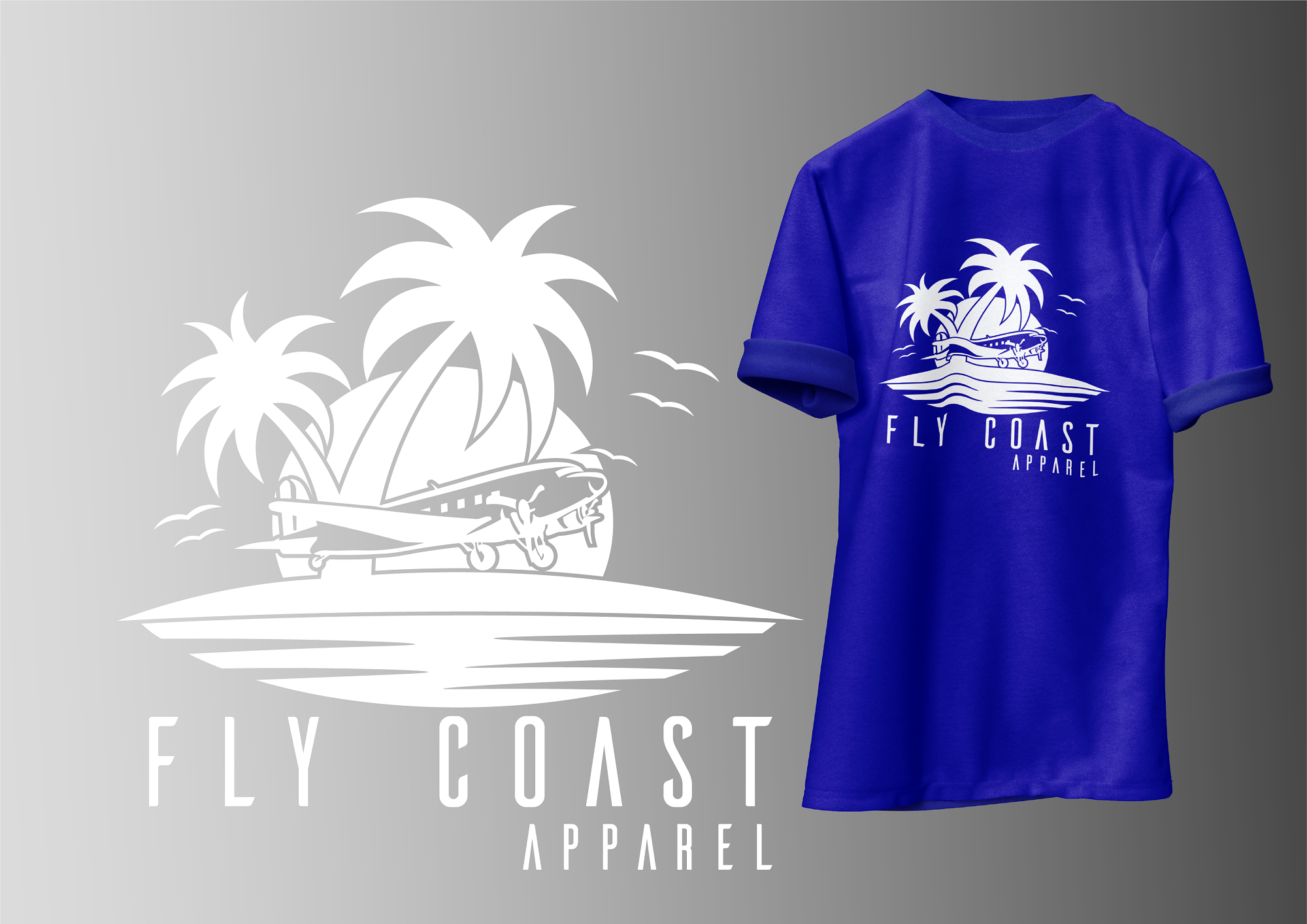T-shirt Design by katan_designs for Fly Coast Apparel | Design #28756125