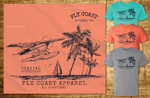 Fly Coast Apparel branding designs