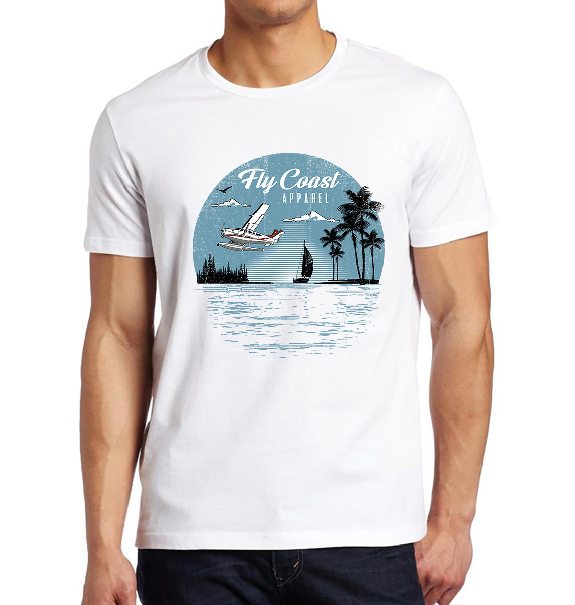T-shirt Design by Monica Frieda for Fly Coast Apparel | Design #28705734