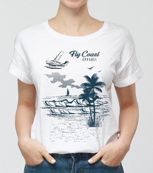 T-shirt Design by Monica Frieda for Fly Coast Apparel | Design: #28712406