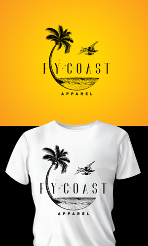 T-shirt Design by ally designs for Fly Coast Apparel | Design: #28709789