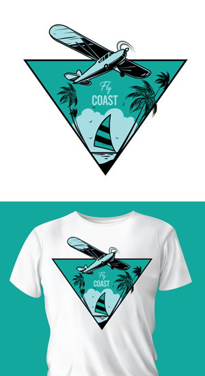T-shirt Design by ally designs for Fly Coast Apparel | Design: #28718416